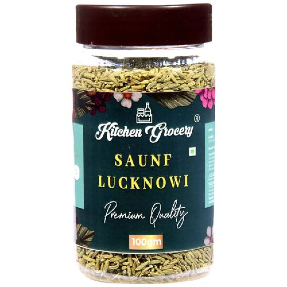 Kitchen Grocery Saunf Lucknowi - Mouth Freshener, 100 g-1.webp